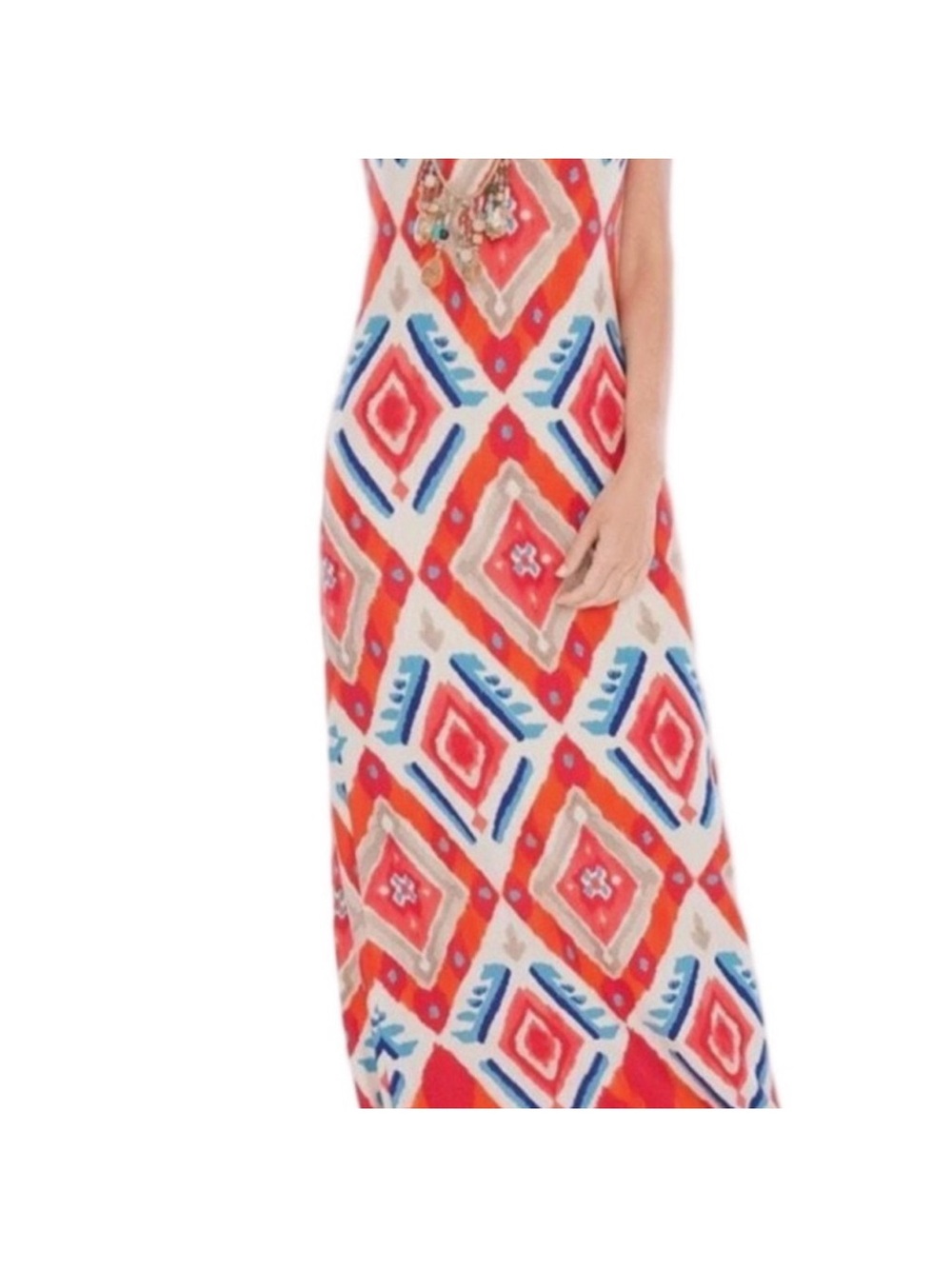 Chicos Geometric Colorful Ikat
Maxi Dress Size XL - Picture 2 of 9